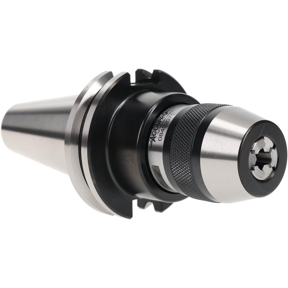 Accupro NP00840400MSC Drill Chuck 1/64 to 5/16" Capacity, Integral Shank Mount, CAT40