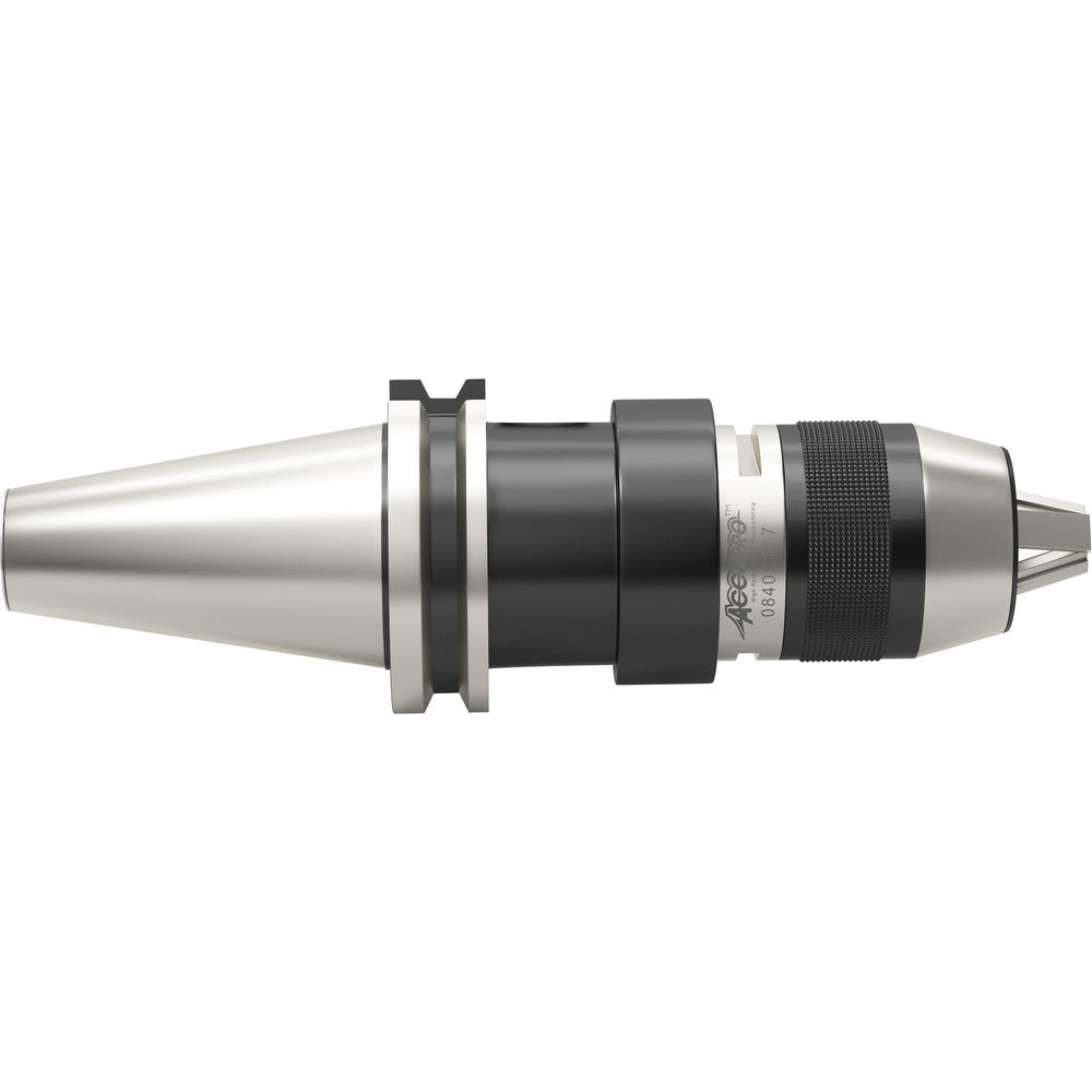 Accupro NP01340400MSC Drill Chuck 1/32 to 1/2" Capacity, Integral Shank Mount, CAT40