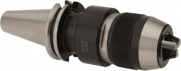 Accupro NP01640400MSC Drill Chuck 1/8 to 5/8" Capacity, Integral Shank Mount, CAT40