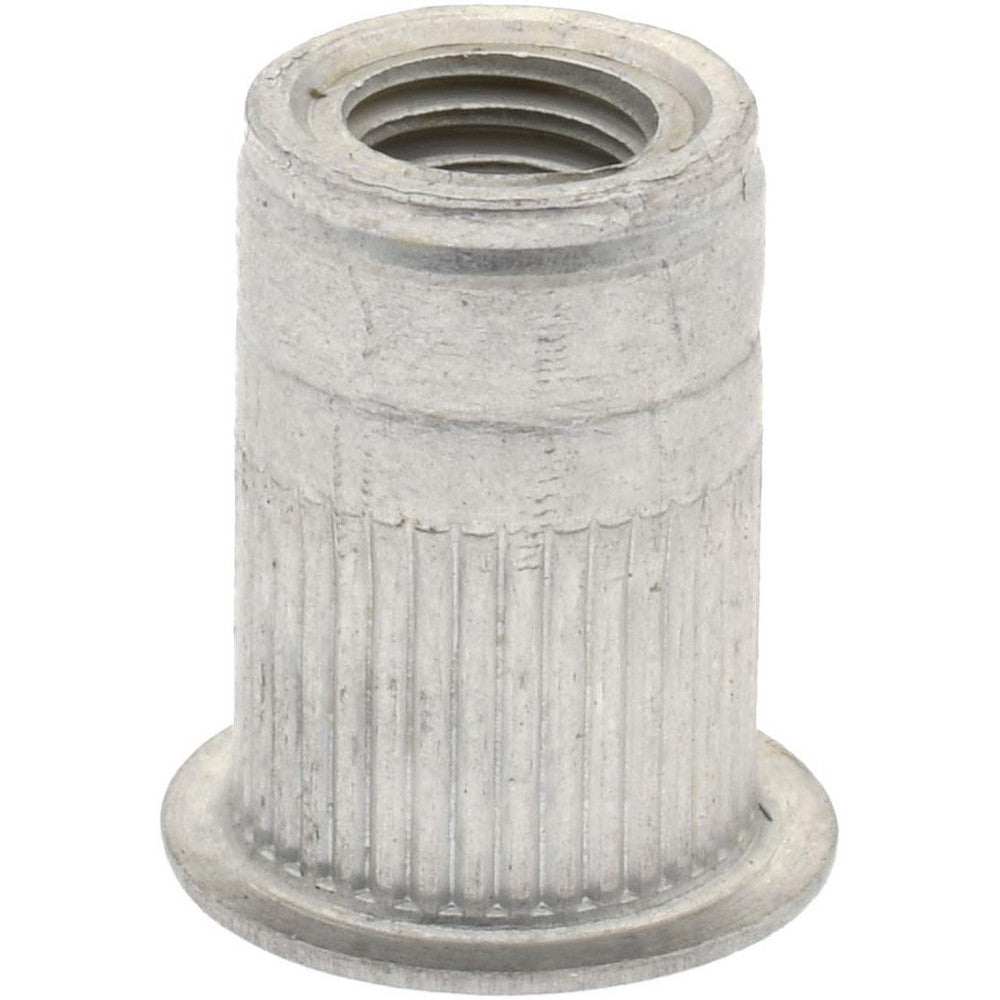 AVK ALA1-610-4.2 M6x1.00, 9.91mm Insert Diam, 14.73mm OAL, Knurled Body Open End Threaded Insert