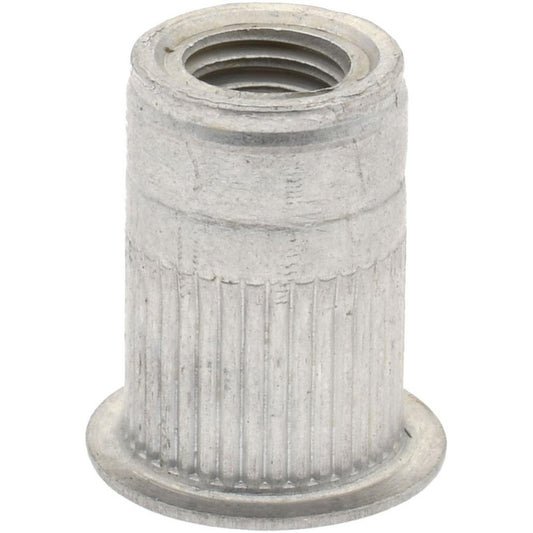 AVK ALA1-610-4.2 M6x1.00, 9.91mm Insert Diam, 14.73mm OAL, Knurled Body Open End Threaded Insert