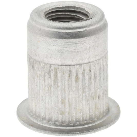 AVK ALA1-8125-3.8 M8x1.25, 13.46mm Insert Diam, 17.53mm OAL, Knurled Body Open End Threaded Insert