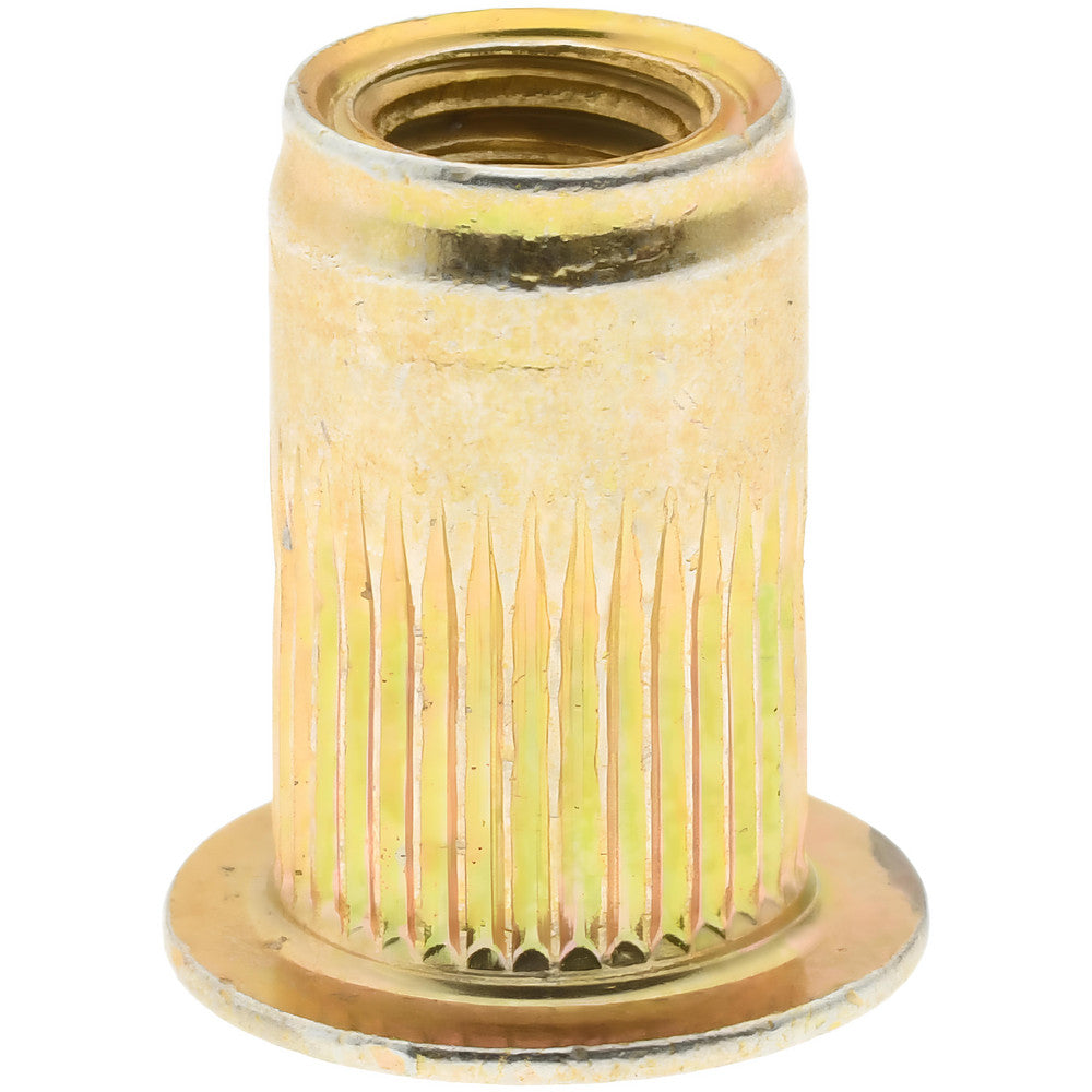 AVK ALS4T-1032-130 #10-32, 0.296 Insert Diam, 0.475" OAL, Knurled Body Open End Threaded Insert