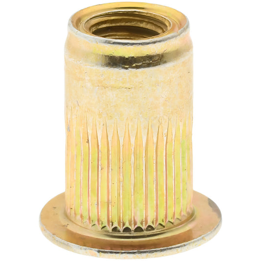 AVK ALS4T-1032-130 #10-32, 0.296 Insert Diam, 0.475" OAL, Knurled Body Open End Threaded Insert