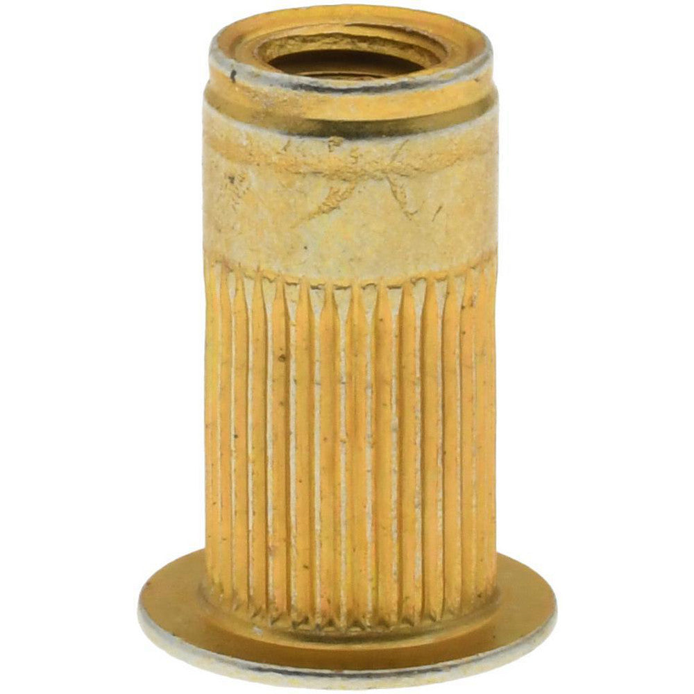 AVK ALS4T-1032-225 #10-32, 0.296 Insert Diam, 0.585" OAL, Knurled Body Open End Threaded Insert