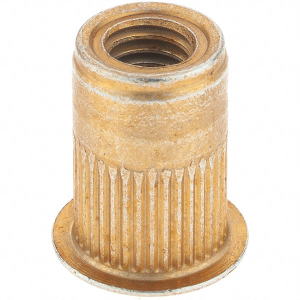 AVK ALS4T-610-4.2 M6x1.00, 9.91mm Insert Diam, 14.73mm OAL, Knurled Body Open End Threaded Insert