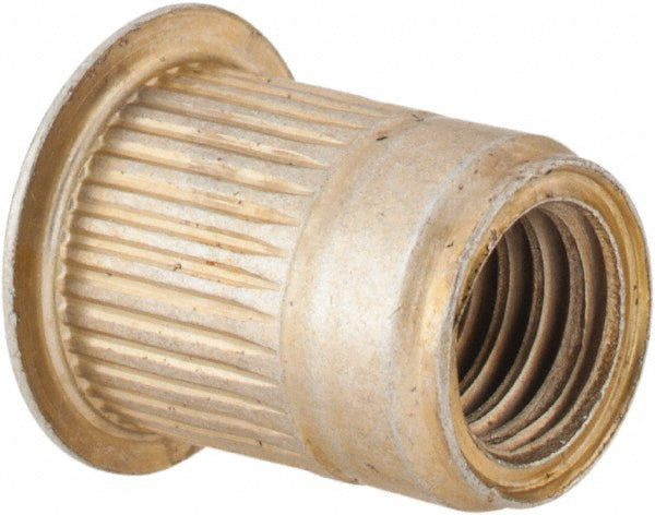 AVK ALS4T-616-150 3/8-16, 0.53 Insert Diam, 0.69" OAL, Knurled Body Open End Threaded Insert