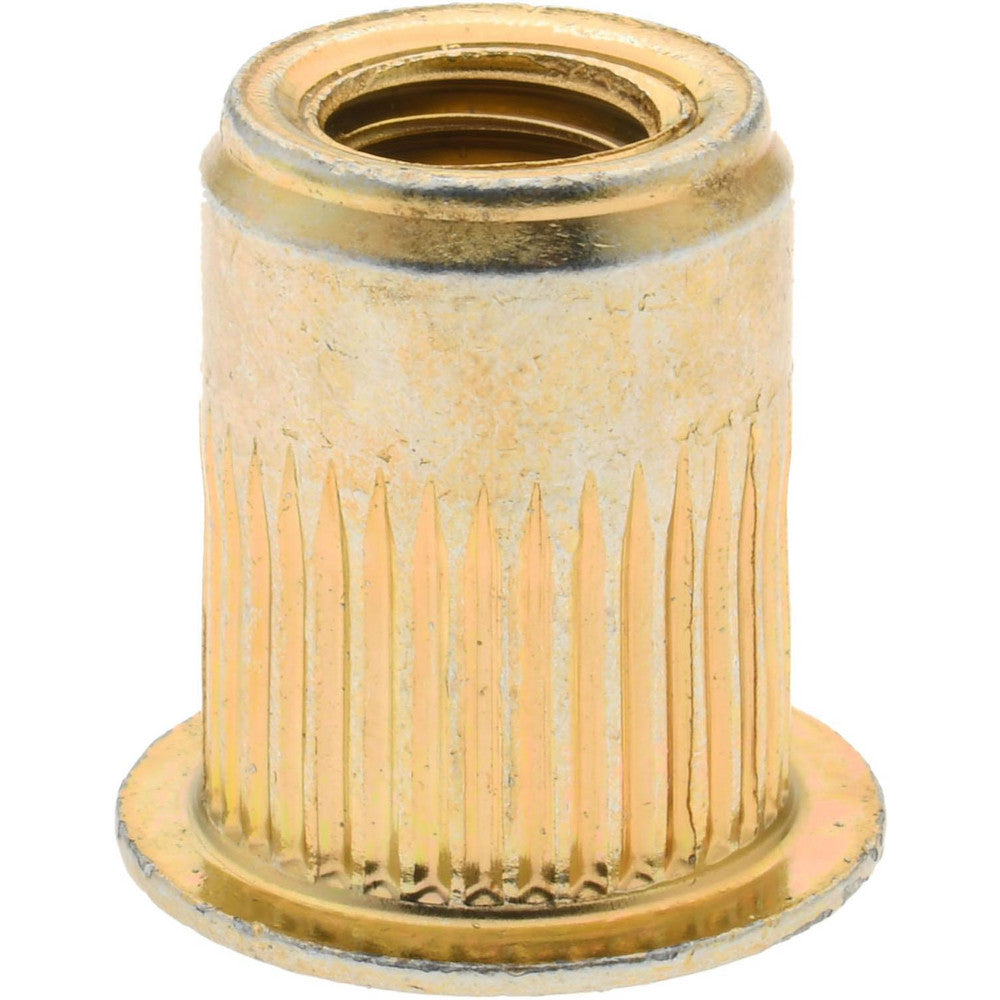 AVK ALS4T-8125-3.8 M8x1.25, 13.46mm Insert Diam, 17.53mm OAL, Knurled Body Open End Threaded Insert