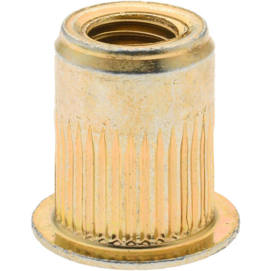 AVK ALS4T-8125-3.8 M8x1.25, 13.46mm Insert Diam, 17.53mm OAL, Knurled Body Open End Threaded Insert