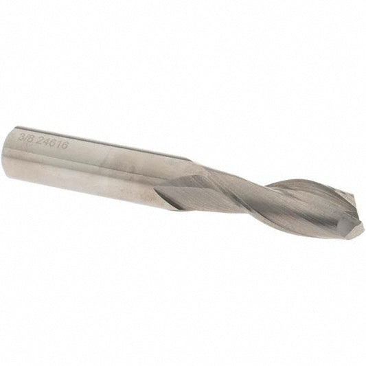 OSG 20223300 Square End Mill 3/8" Dia, 1" LOC, 2 Flute, Solid Carbide