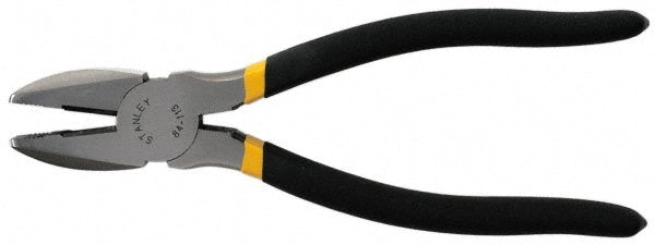 Stanley 84-113 8-3/4" OAL, 1-15/32" Jaw Length, Side Cutting Linesman's Pliers