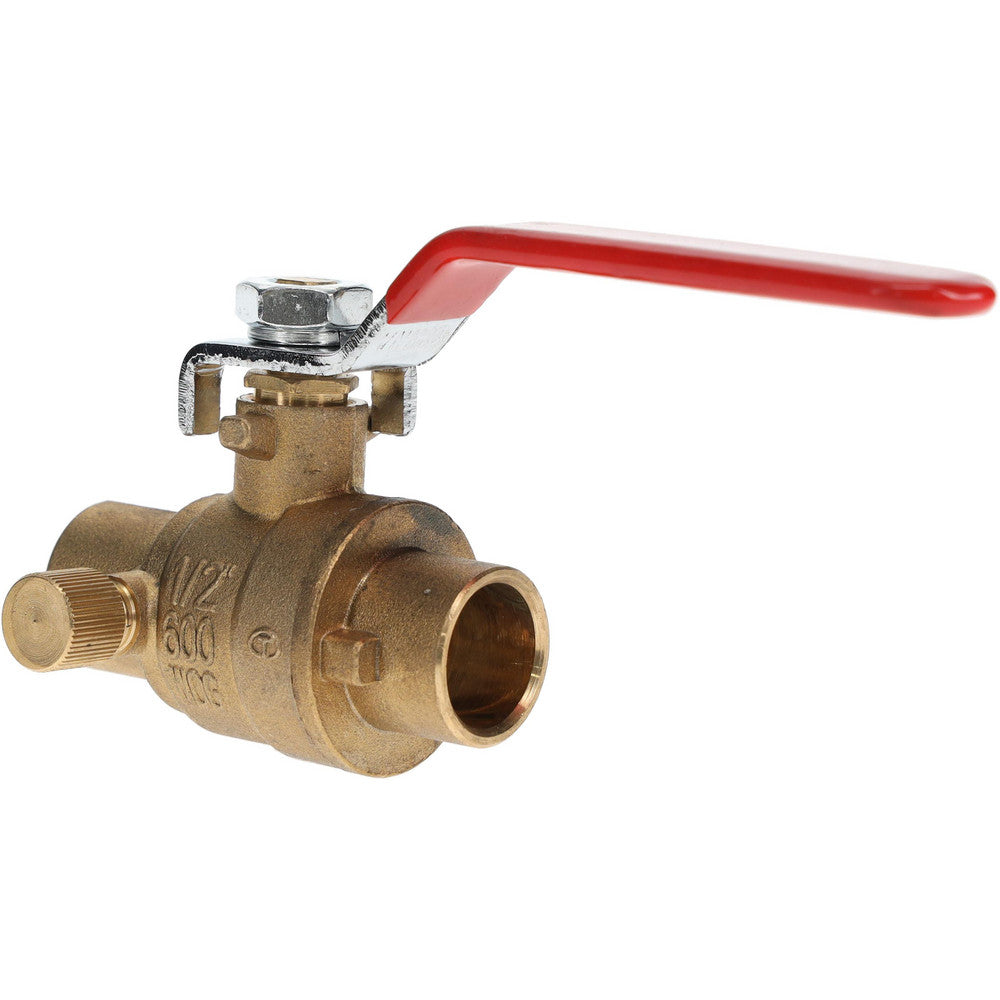 Value Collection TXCD050 Standard Manual Ball Valve 1/2" Pipe, Full Port
