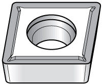 Kennametal 1983992 Turning Insert CCMT432LF KC5025, Carbide