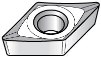 Kennametal 1785475 Turning Insert DCGT2152HP KC5010, Solid Carbide