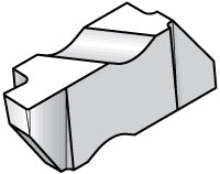 Kennametal 1113092 Grooving Insert NG4250 KC730, Solid Carbide