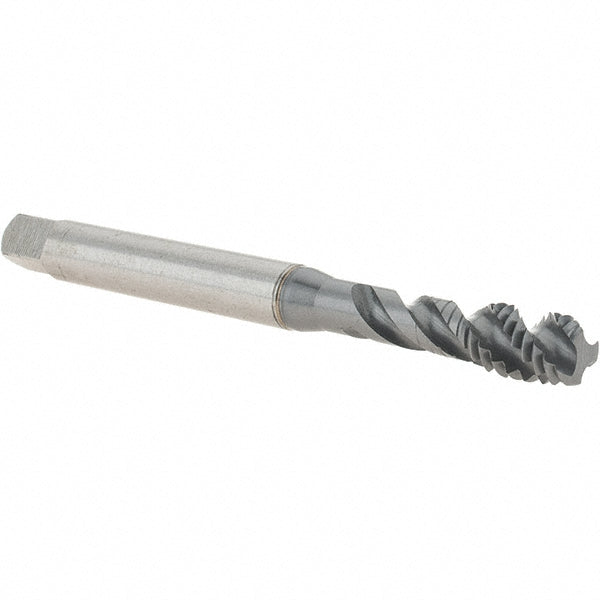 Emuge BU519400.5010 Spiral Flute Tap 5/16-18, UNC, 3 Flute, Bottoming, 2B Class of Fit, Cobalt, TICN Finish