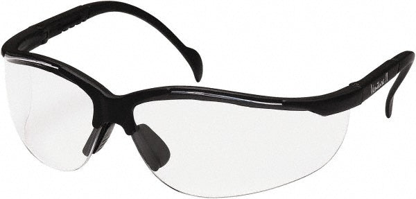 PYRAMEX SB1810S Safety Glass Scratch-Resistant, Polycarbonate, Clear Lenses, Full-Framed, UV Protection