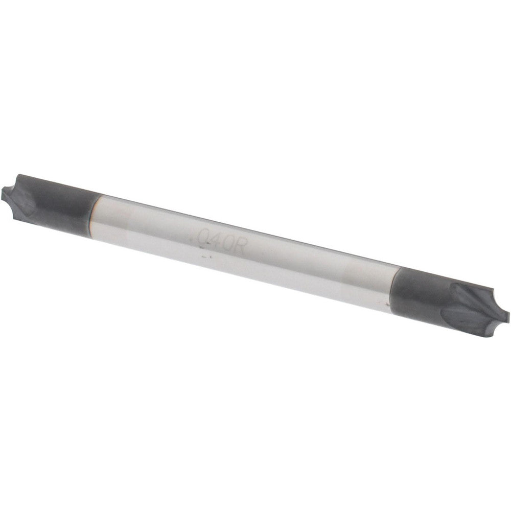 Accupro 08480899 Corner Rounding End Mill 0.04 mm Radius, 1/8" Dia, 2 Flutes, Solid Carbide
