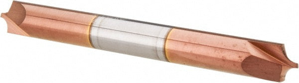 Accupro 08481061 Corner Rounding End Mill 0.10 mm Radius, 1/4" Dia, 2 Flutes, Solid Carbide