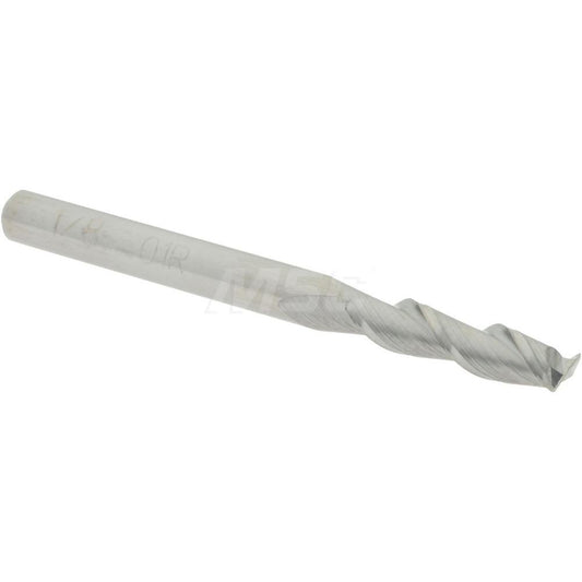 Accupro 08481202 Corner Radius End Mill 1/8" Dia, 1/2" LOC, 0.01" Radius, 2 Flutes, Solid Carbide