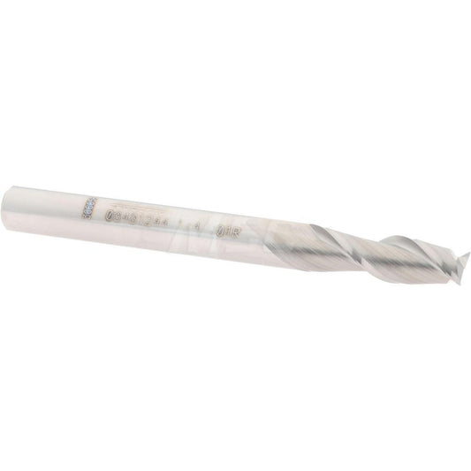 Accupro 08481244 Corner Radius End Mill 1/4" Dia, 3/4" LOC, 0.01" Radius, 2 Flutes, Solid Carbide
