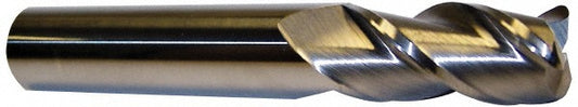 Accupro 70212337 Square End Mill 1/4'' Dia, 1-1/8'' LOC, 1/4'' Shank Dia, 3'' OAL, 3 Flutes, Solid Carbide