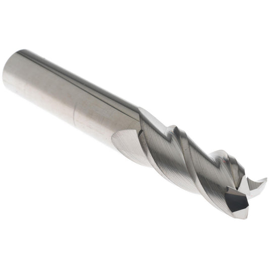 Accupro 08481731 Corner Radius End Mill 3/8" Dia, 7/8" LOC, 0.02" Radius, 3 Flutes, Solid Carbide