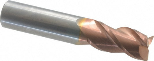 Accupro 08482879 Corner Radius End Mill 3/4" Dia, 1-1/2" LOC, 0.015" Radius, 3 Flutes, Solid Carbide