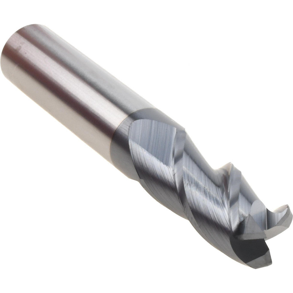Accupro 08483778 Corner Radius End Mill 1/2" Dia, 1" LOC, 0.06" Radius, 3 Flutes, Solid Carbide