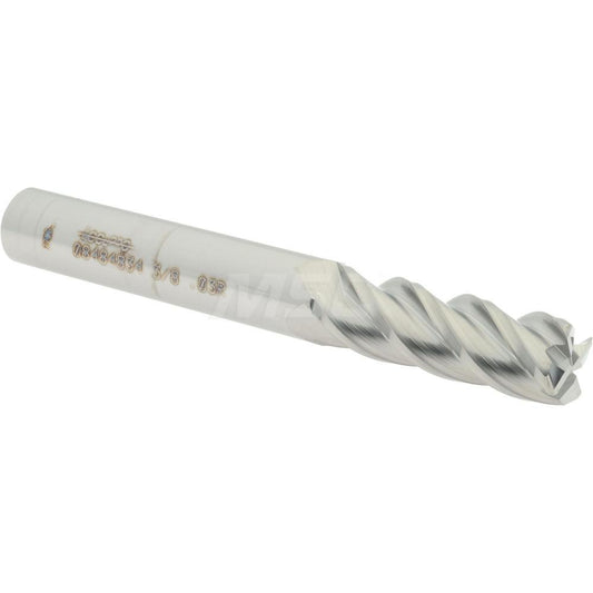 Accupro 08484834 Corner Radius End Mill 3/8" Dia, 1-1/8" LOC, 0.03" Radius, 4 Flutes, Solid Carbide