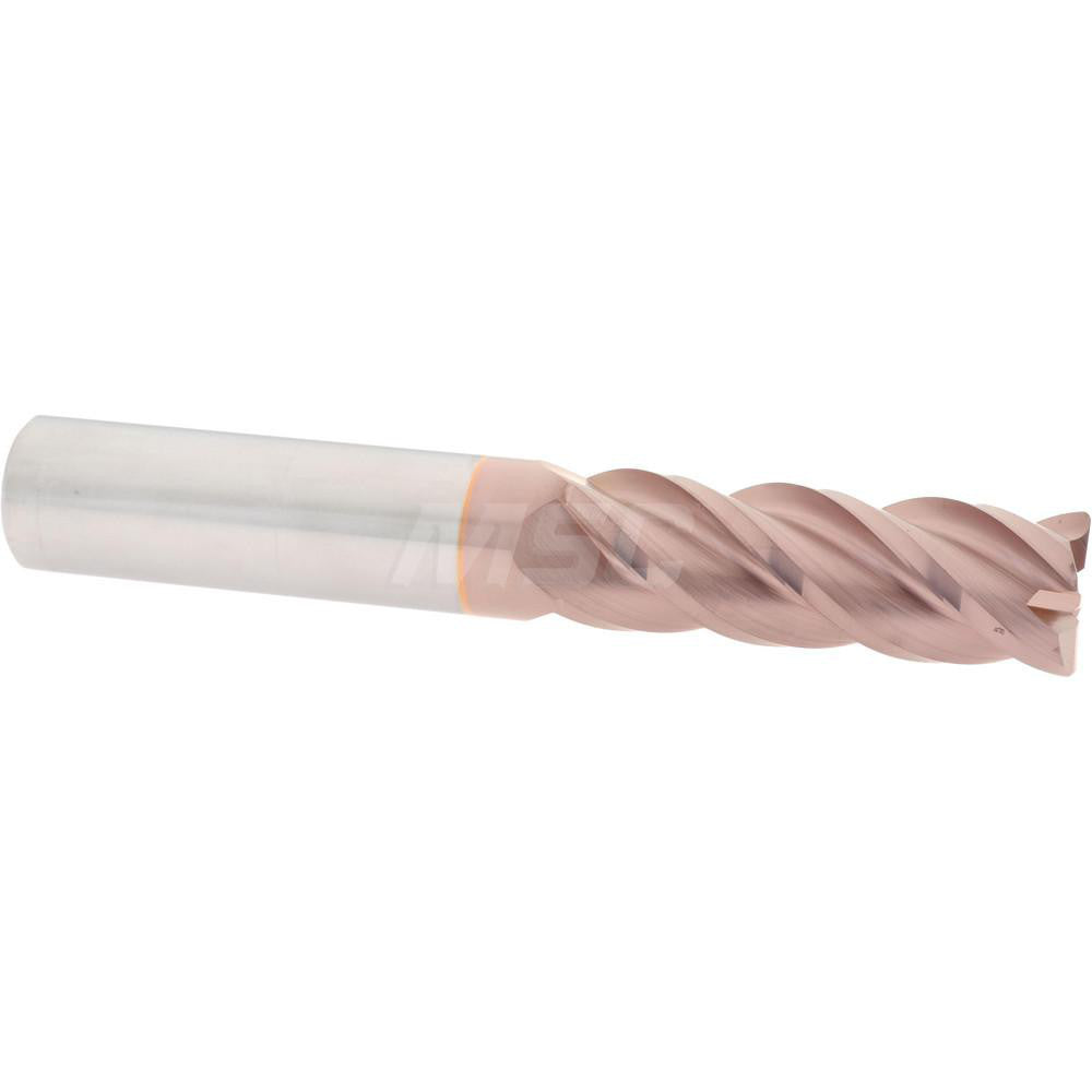 Accupro 08485799 Corner Radius End Mill 3/4" Dia, 2-1/4" LOC, 0.045" Radius, 4 Flutes, Solid Carbide