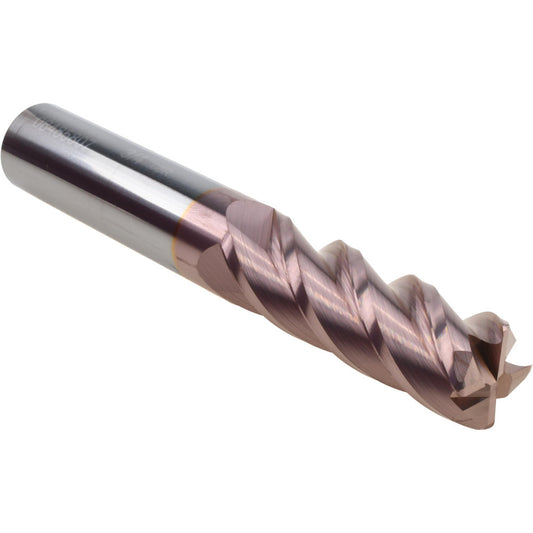 Accupro 08485807 Corner Radius End Mill 3/4" Dia, 2-1/4" LOC, 0.06" Radius, 4 Flutes, Solid Carbide