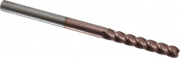 Accupro 08485880 Corner Radius End Mill 1/4" Dia, 1-1/2" LOC, 0.06" Radius, 4 Flutes, Solid Carbide