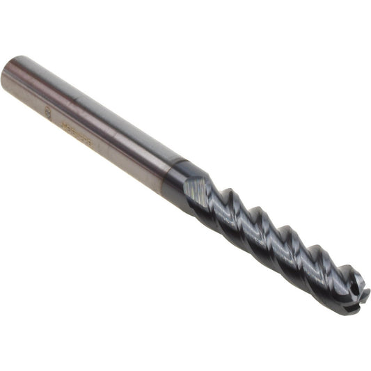 Accupro 08486276 Corner Radius End Mill 1/4" Dia, 1-1/8" LOC, 0.09" Radius, 4 Flutes, Solid Carbide