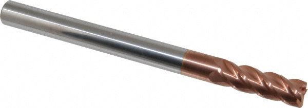 Accupro 08487662 Corner Radius End Mill 1/2" Dia, 1-1/2" LOC, 0.03" Radius, 4 Flutes, Solid Carbide