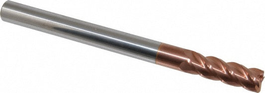 Accupro 08487662 Corner Radius End Mill 1/2" Dia, 1-1/2" LOC, 0.03" Radius, 4 Flutes, Solid Carbide