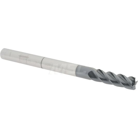 Accupro 08487845 Corner Radius End Mill 5/16" Dia, 1" LOC, 0.02" Radius, 4 Flutes, Solid Carbide