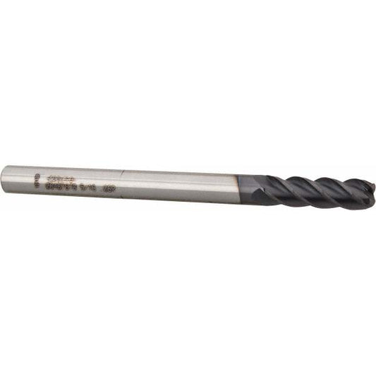 Accupro 08487878 Corner Radius End Mill 5/16" Dia, 1" LOC, 0.06" Radius, 4 Flutes, Solid Carbide
