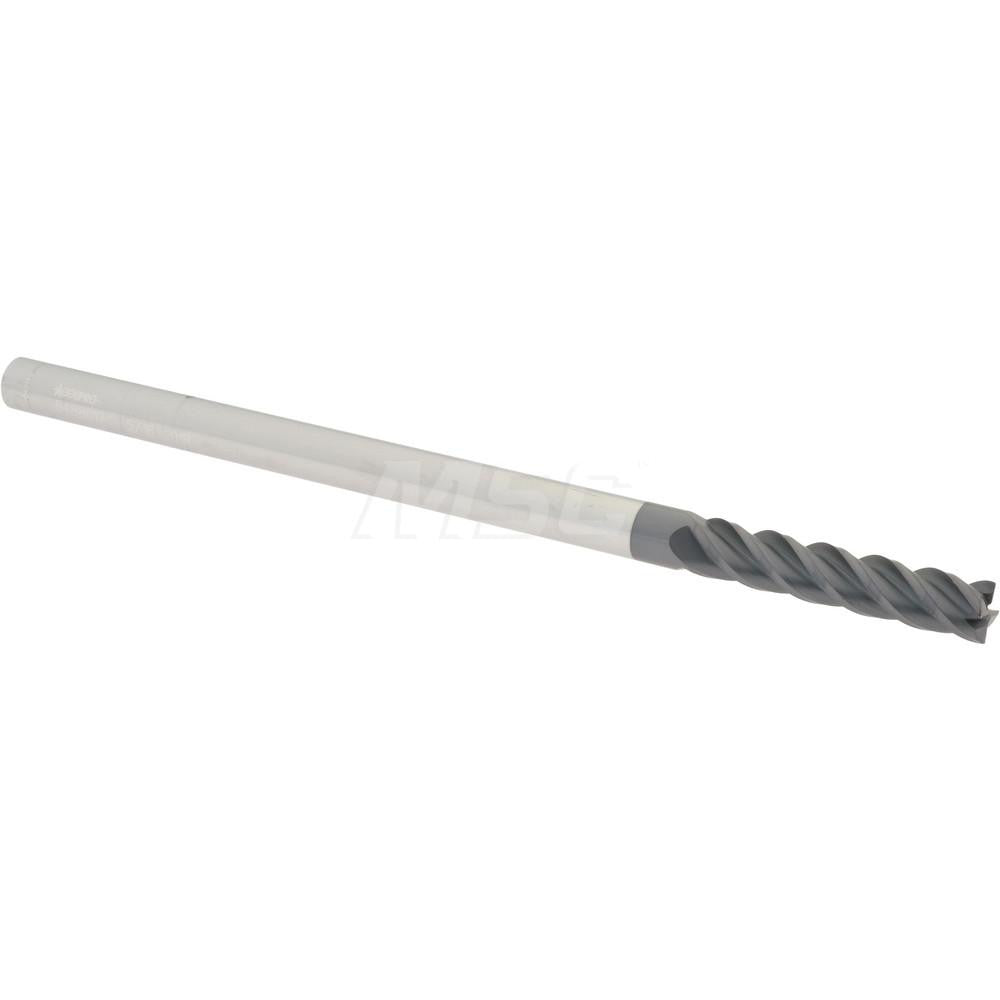 Accupro 08488017 Corner Radius End Mill 5/16" Dia, 1-1/2" LOC, 0.01" Radius, 4 Flutes, Solid Carbide