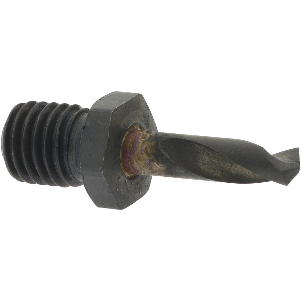Hertel 953HS30ST-209 Threaded Shank Drill Bit #30, 135 &deg Point, 1/4-28 Shank, High Speed Steel