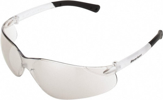MCR Safety BK119 Safety Glasses Scratch-Resistant, Polycarbonate, Clear Mirror Lenses, Frameless