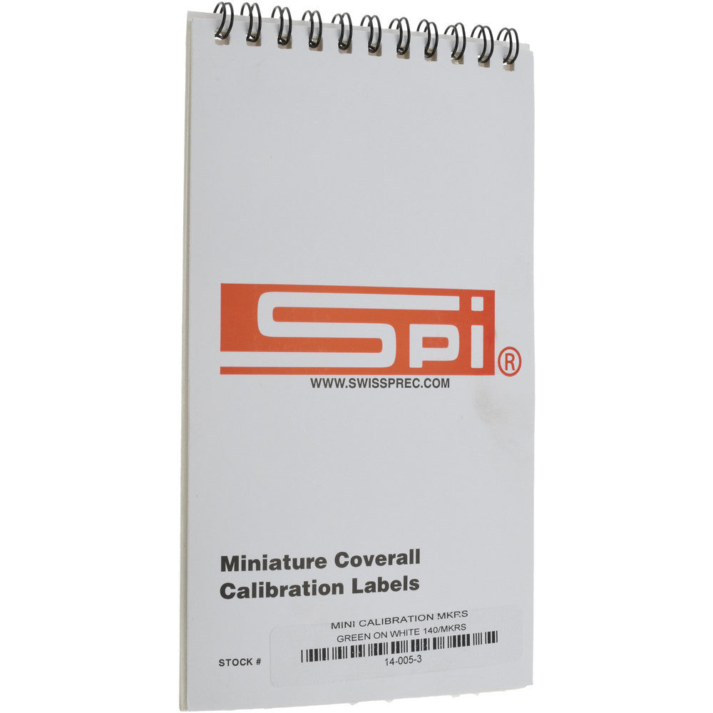 SPI 14-005-3 Inspection & Quality Label "Calibration I.D. No.__ By__Date__Due__", Rectangle, 1" Wide