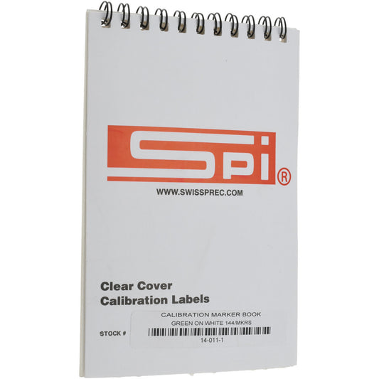 SPI 14-011-1 Inspection & Quality Label "Calibration I.D. No.__ By__Date__Due__", Rectangle, 1.75" Wide