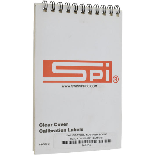 SPI 14-015-2 Inspection & Quality Label "Calibration I.D. No.__ By__Date__Due__", Rectangle, 1.75" Wide
