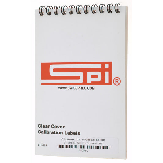 SPI 14-016-0 Inspection & Quality Label "Calibration I.D. No.__ By__Date__Due__", Rectangle, 1.75" Wide