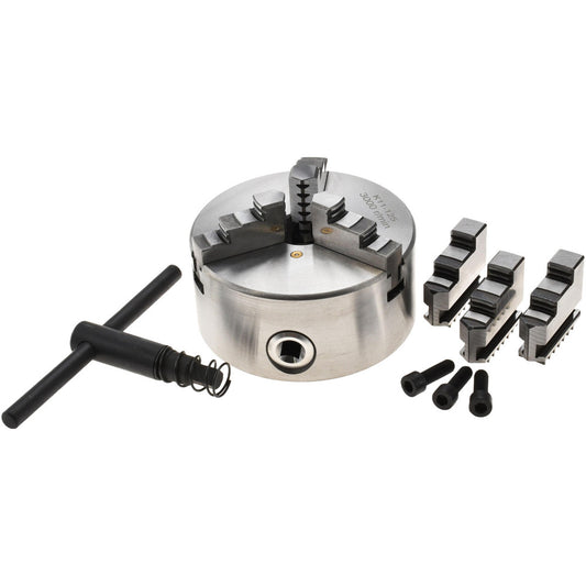Value Collection 429-3005 Manual Lathe Chuck 5", 3 Jaws, Self-Centering