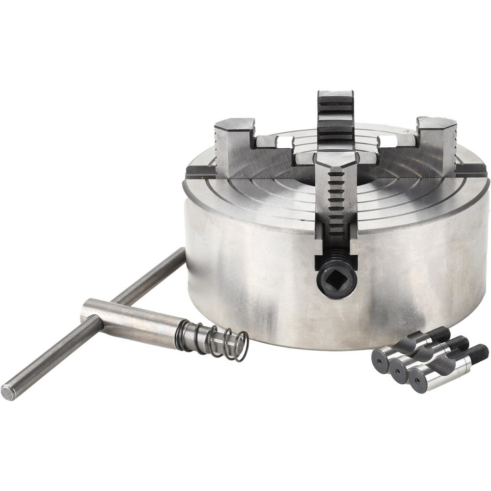 Value Collection 429-4084 Manual Lathe Chuck 8", 4 Jaws, Independent