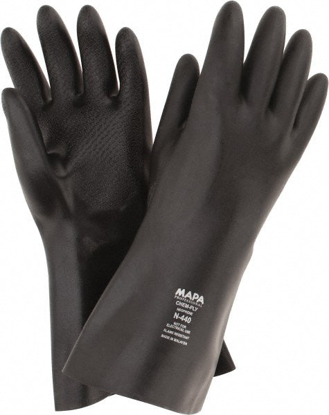 MAPA Professional 407959 Chemical Resistant Gloves Stanzoil® Size Large, 30.00 mil, Neoprene, Unsupported, Type A Chemical-Resistant