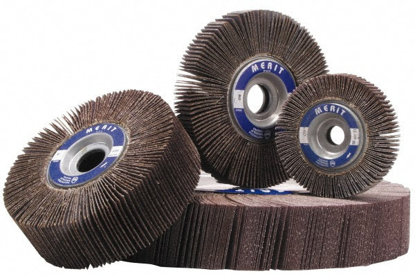 Merit Abrasives 08834124005 10 x 1" 120 Grit Aluminum Oxide Unmounted Flap Wheel
