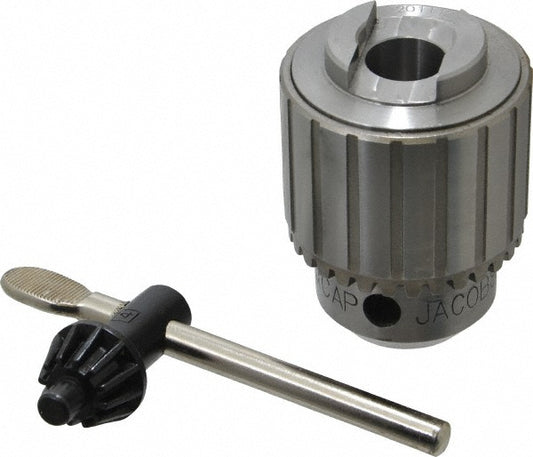 Jacobs 14865 Drill Chuck 0.18 to 0.8" Capacity, Tapered Mount, JT3
